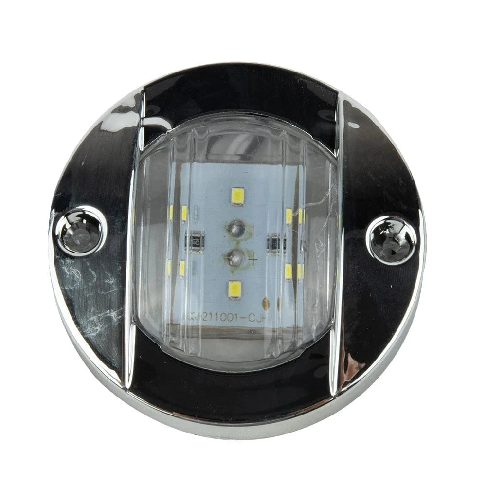 China China 2.95"  Led Round Marine LED Transom Mount Stern Anchor Navigation Light Waterproof Boat Marine Lights Stern Light