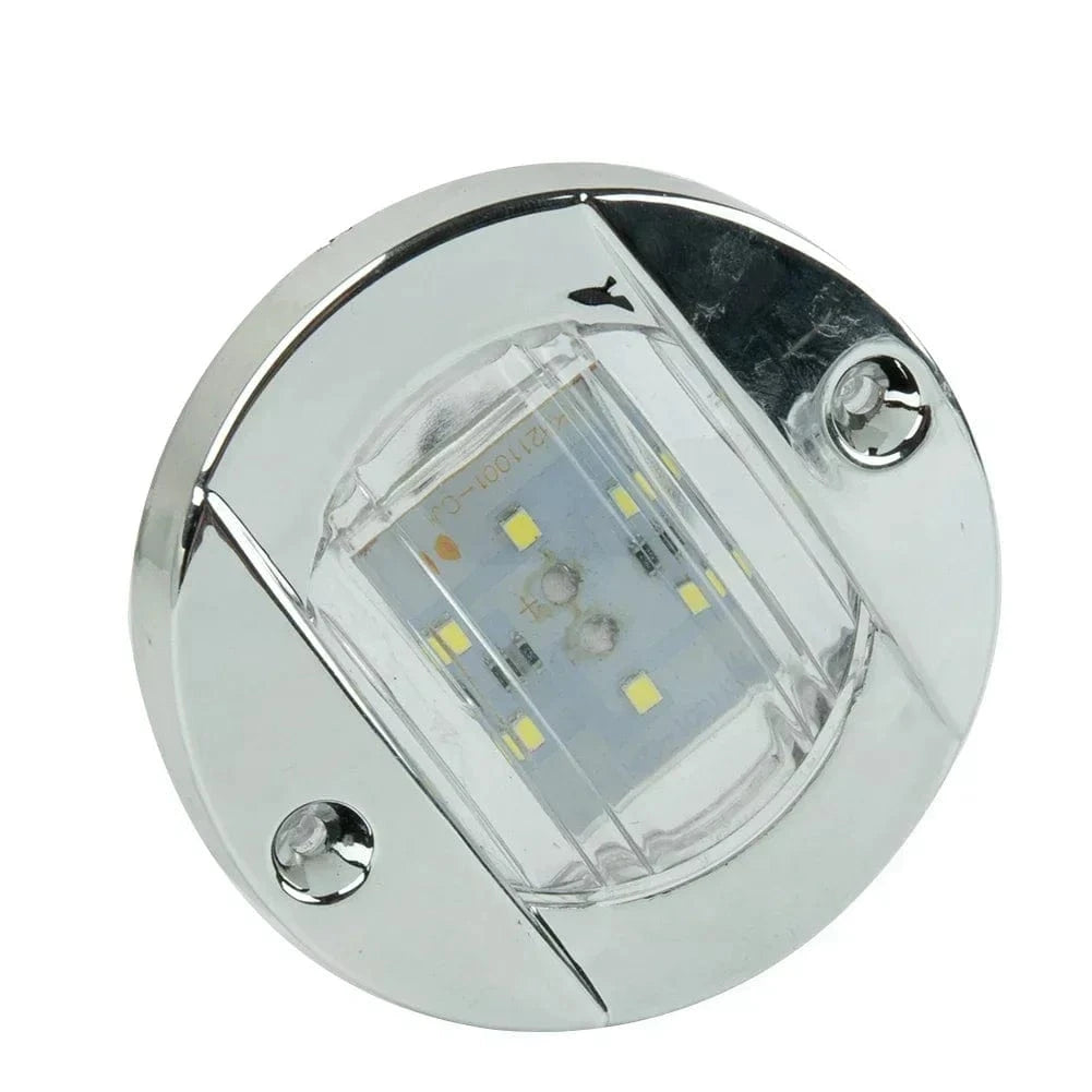 China China 2.95"  Led Round Marine LED Transom Mount Stern Anchor Navigation Light Waterproof Boat Marine Lights Stern Light