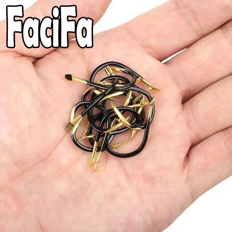 China China 20 pcs Fishing Hook Single Fishhook Fishing Accessories Supplies Lures Carp Fishing Tackle Barbed Colored Tungsten Alloy
