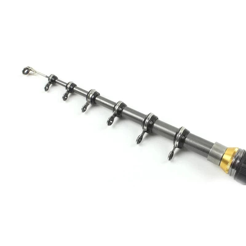 China China 2022 NEW Fishing Rod Mini Pen Fishing Rod 1.6M Portable Fish Shaped Carbon Telescopic Spinning Rod Casting Carp Fishing Pole