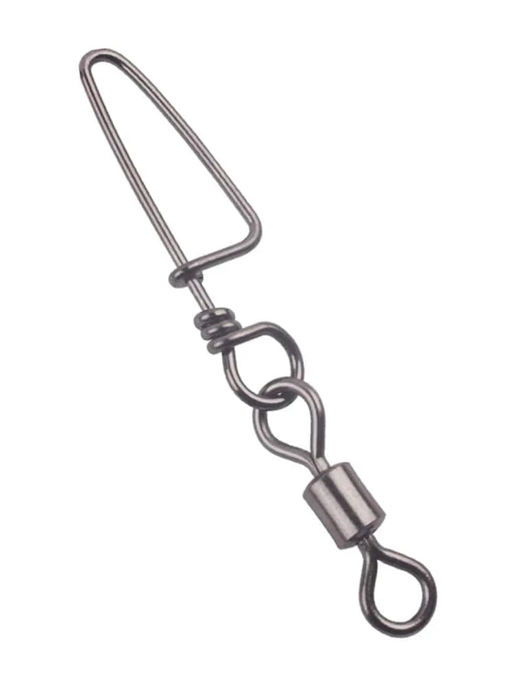 China China 20Pcs Stainless Steel Fishing Swivels Connector Ball Bearing Rolling Swivel 1#-14# For Fishhook Lure Carp Tackle Accessories