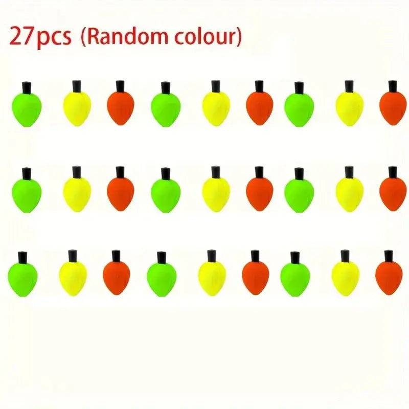 China China 27pcs YOTO Trout Float Fly Fishing Indicator Bobbers 9pcs/18pcs/27pcs
