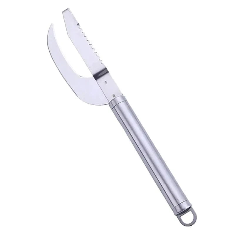 China China 2in1 Fish Skin Brush Fast Remove Fish Scale Scraper Planer Tool Fish Scaler Fishing Knife Cleaning Tools Kitchen Accessories