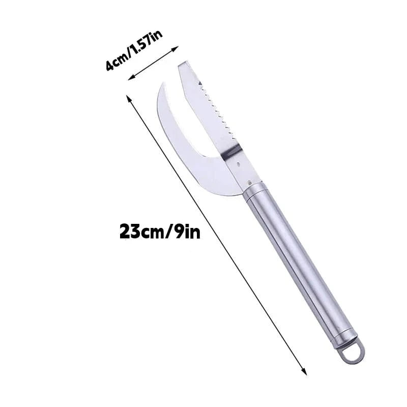 China China 2in1 Fish Skin Brush Fast Remove Fish Scale Scraper Planer Tool Fish Scaler Fishing Knife Cleaning Tools Kitchen Accessories