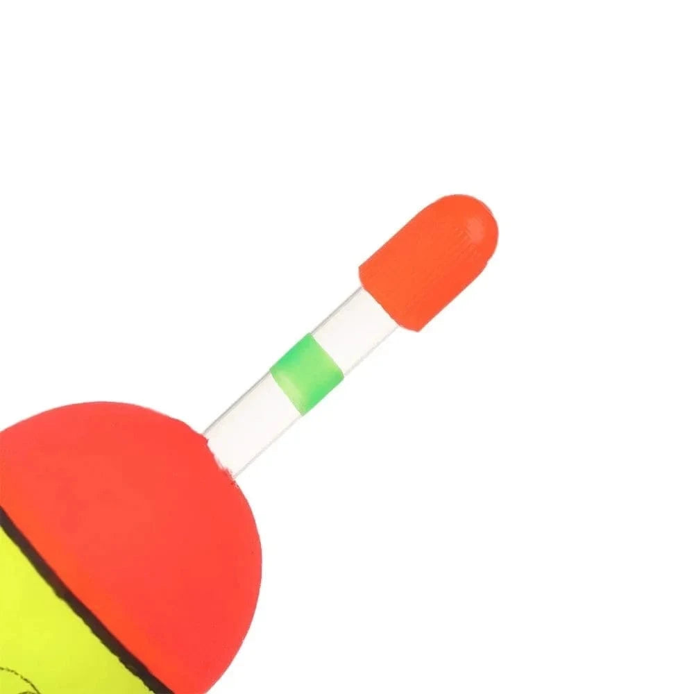 China China 2pcs 5/8/10/15/20/30/40/50/60g EVA Luminous Fishing Night Float Light Stick Foam Plastic Bobber Sea Rock Fishing Striking Floats