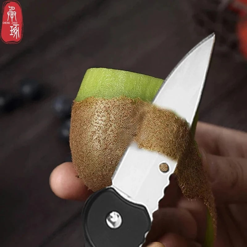 China China 2PCS Boning Knife Set Kitchen Butcher Knife with Folding Fruit Knife Meat Cleaver Cooking BBQ Chef Knife Kitchen Accessories