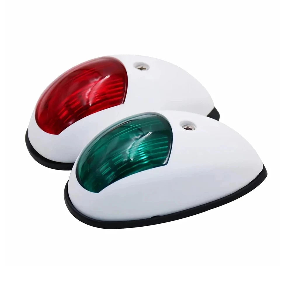 China China 2Pcs LED Navigation Lights For Boats 12V 24V Boat Position Lights Marine Lights Waterproof Boat Lamp Red Green