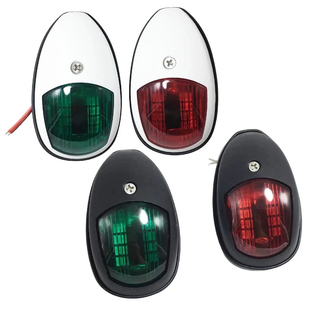 China China 2Pcs LED Navigation Lights For Boats 12V 24V Boat Position Lights Marine Lights Waterproof Boat Lamp Red Green