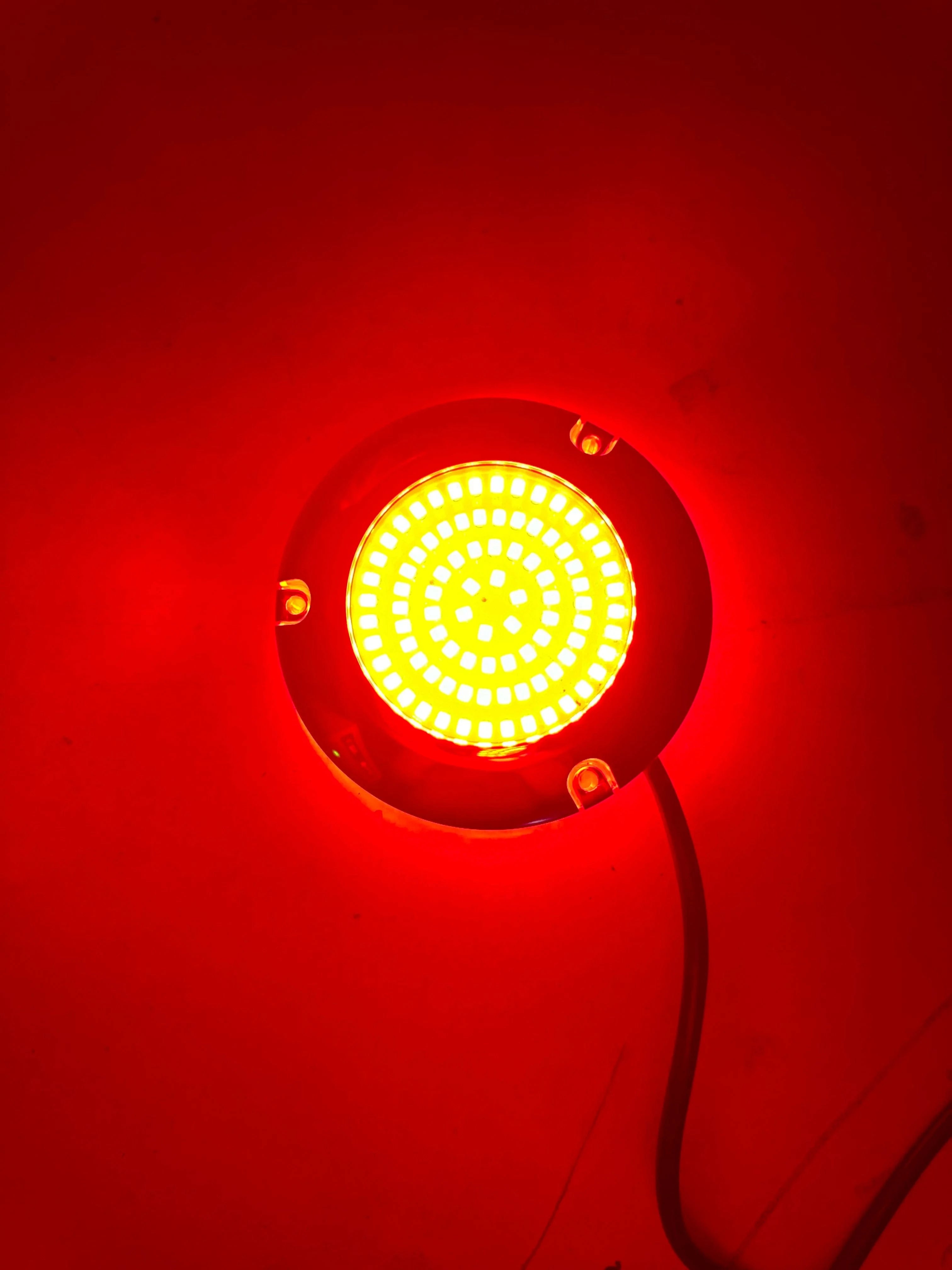 China China 2pcs red / 45W 2pcs 120W LED Marine Yacht Lamp DC12V 24V 316L Stainless Steel IP68 Anti-corrosion Boat Underwater Light Saltwater Яхты Катера
