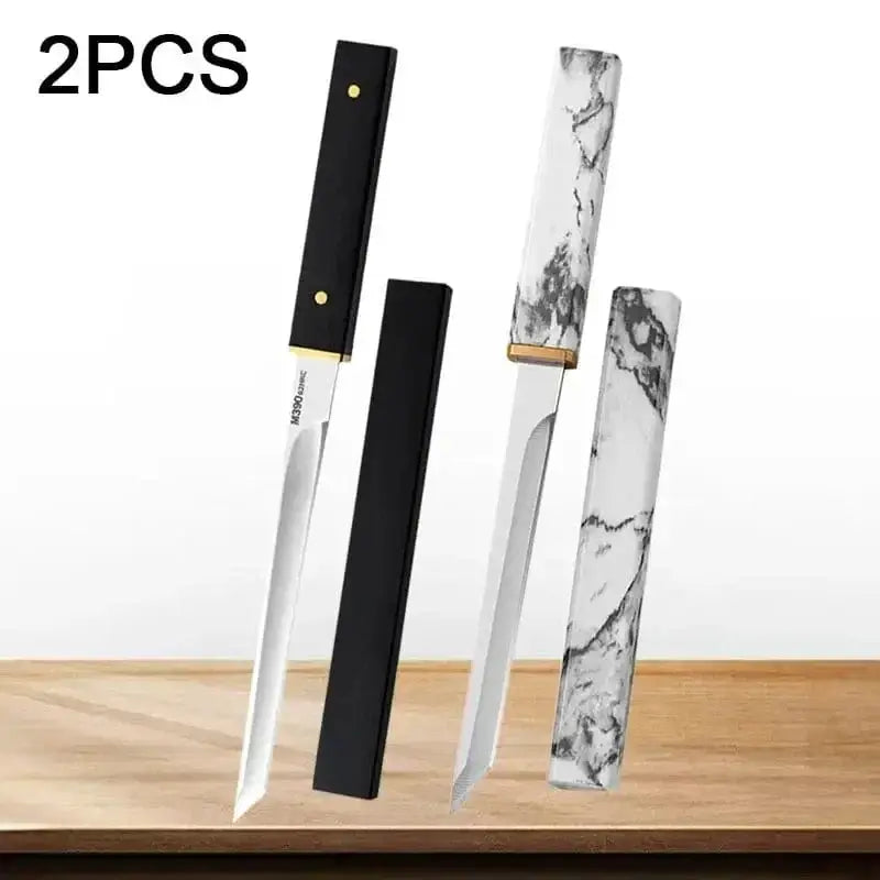 China China 2pcs-white-black Professional Meat Cleaver Utility Knife Fruit Vegetable Stainless Steel High Hardness Butcher Knives Cooking Kitchen Knife