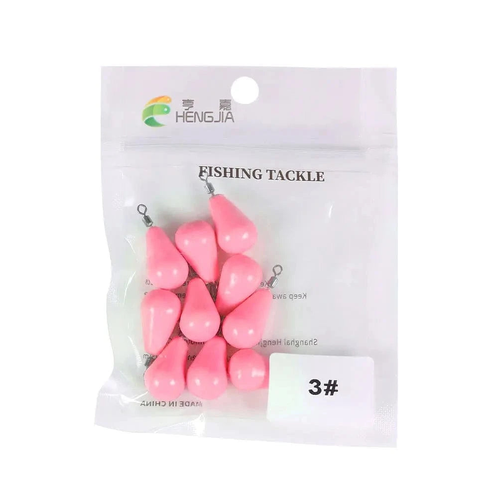 China China 3 - 10g Newup Luminous Fishing Sinkers Weight Sinker Ball Worm Flipping Weights for Bass Texas Carolina Rigs Tackle