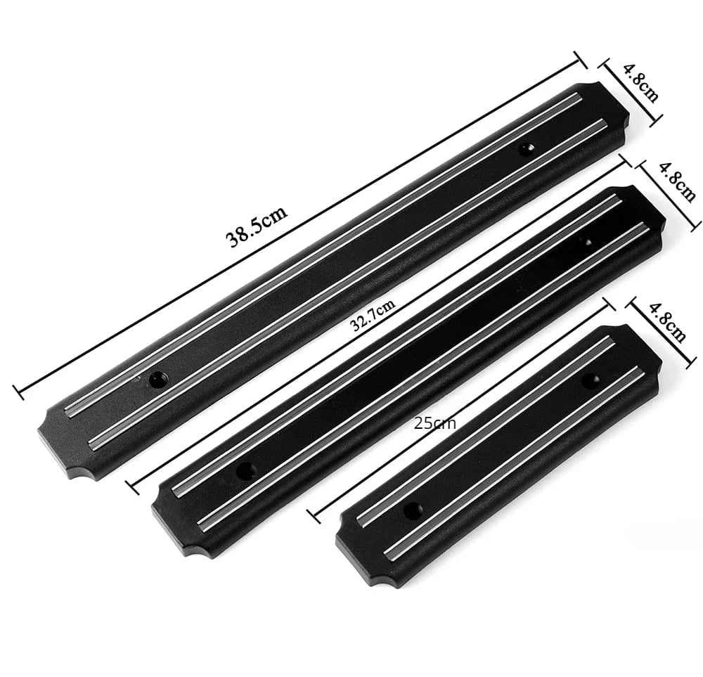 China China 3 Sizes Stainless Steel Knife Stand 25 33 38cm Magnetic Knife Holder Wall Storage Rack Home Magnet Multi-purpose Kitchen Tool