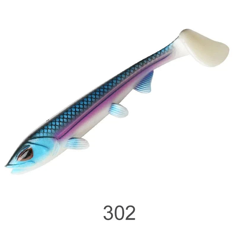 China China 302 / 19cm 55g 2pcs Noeby Pro Swimbait Soft Lure 15cm 26g 19cm 55g 24cm 101g 28cm 165g Sinking Silicone Wobblers Pike Big Game Fishing Soft Bait