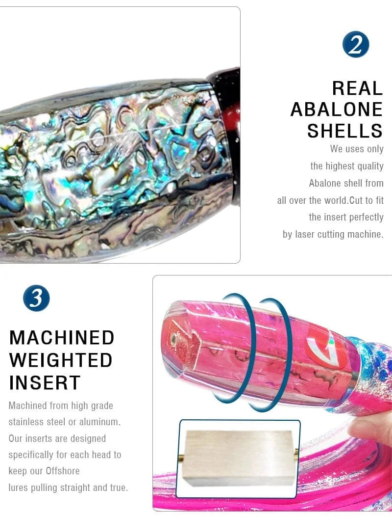 China China 325mm 272g Trolling Lure Deep Sea Saltwater Tuna Offshoew Big Game Fishing Lures for Swordfish Mahi Marlin Wahoo Fishing Tackle