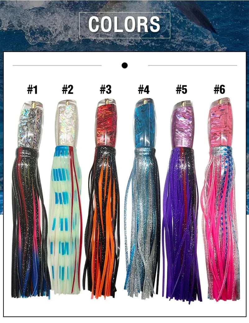 China China 325mm 272g Trolling Lure Deep Sea Saltwater Tuna Offshoew Big Game Fishing Lures for Swordfish Mahi Marlin Wahoo Fishing Tackle