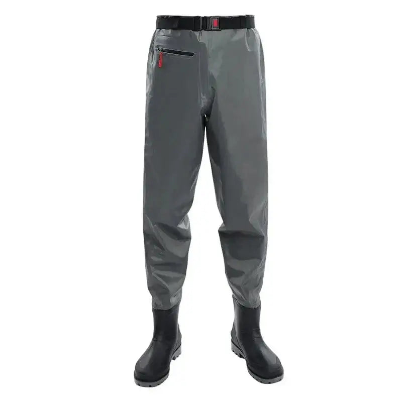 China China 38 / GRAY New Waist Length Nylon Thickened Half Body Rice Transplanting Water Wading Pants Fishing Shorts Rain Pants Fishing Suit