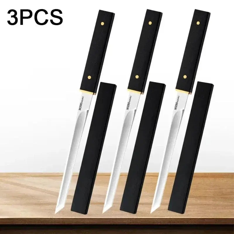 China China 3pcs-black Professional Meat Cleaver Utility Knife Fruit Vegetable Stainless Steel High Hardness Butcher Knives Cooking Kitchen Knife