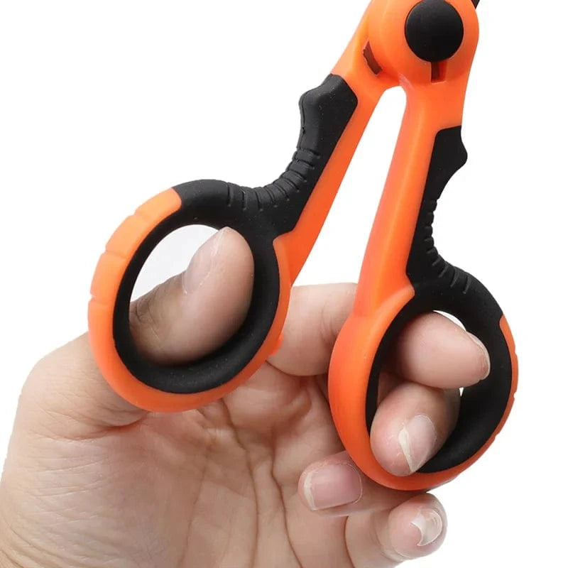 China China 420 Stainless Steel Fishing Scissor Accessories Electrician Portable Scissors Plier Cut PE Braid Line Lure Carp Fishing Tools