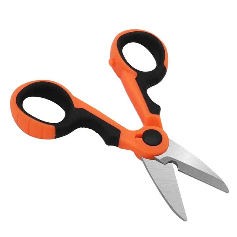 China China 420 Stainless Steel Fishing Scissor Accessories Electrician Portable Scissors Plier Cut PE Braid Line Lure Carp Fishing Tools