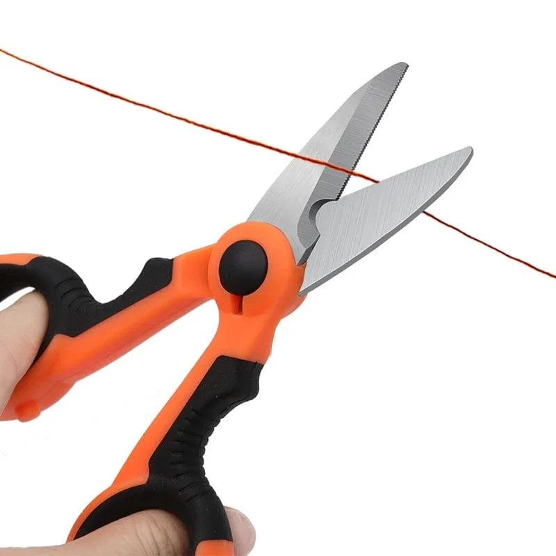 China China 420 Stainless Steel Fishing Scissor Accessories Electrician Portable Scissors Plier Cut PE Braid Line Lure Carp Fishing Tools