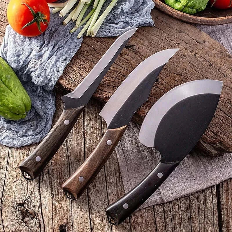 China China 4Cr14mov Steel Boning Knives Non Stick Butcher Knife Sets Boning Knife Sets Fish Slicing Knives Chef's Cleaver Slaughter Tools