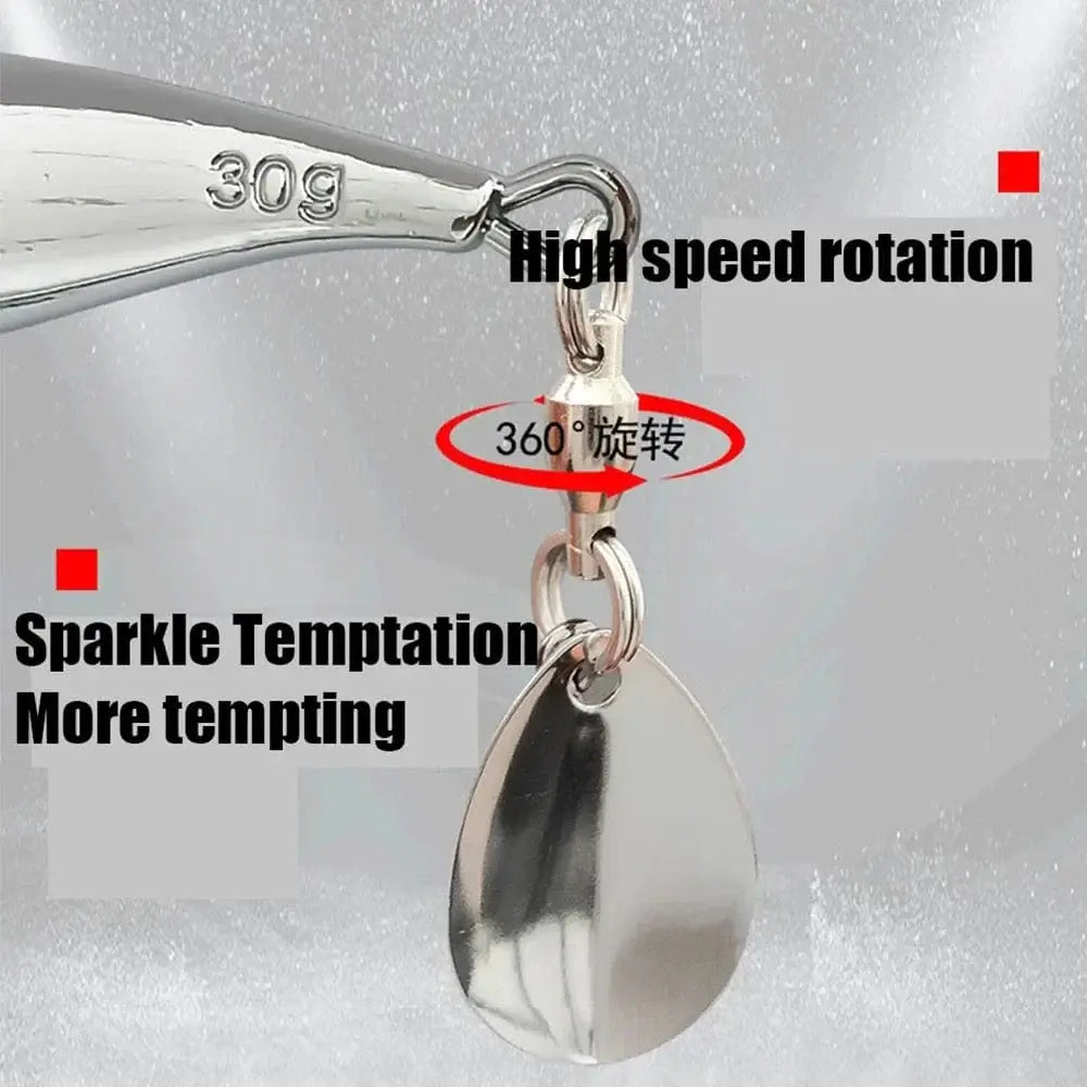 China China 4pcs 5g-30g Silver Metal Fishing Lure Metal Jigging Lure Sea Bass Mackerel Snapper Cast Fishing Bait Sea Fishing Tackle