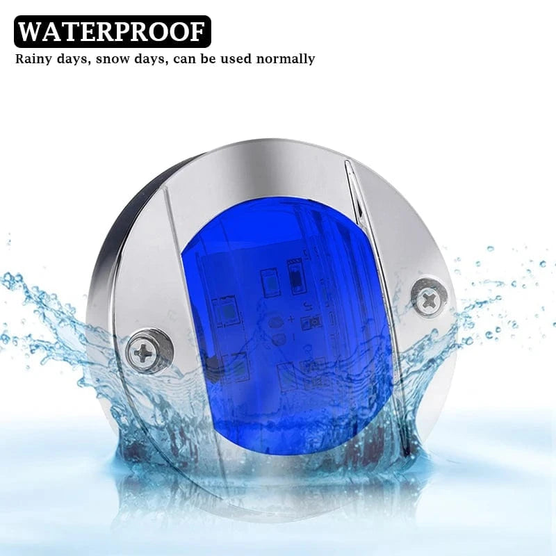 China China 4PCS Boat Marine Lights Navigation Light Waterproof Marker Lamp For Truck RV Yacht Transom Anchor Stern DC 12V 6LED Stern Light