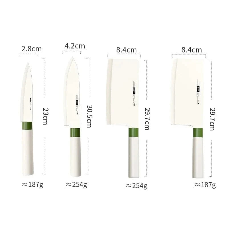 China China 4pcs Exquisite ceramic knife set, home multi-functional meat and fish cutting knife, sharp Bone cutting knife, kitchen accessories