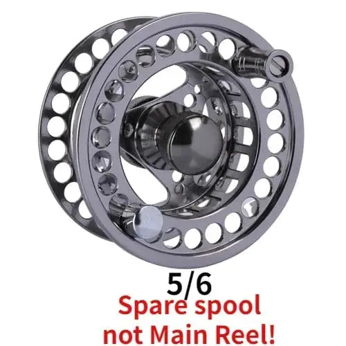 China China 5 6 Spare Spool / Russian Federation Goture 3/4 5/6 7/8 9/10 WT Fly Fishing Reels CNC-machined Large Arbor Fly Reel 2+1BB 1:1 For Trout Pike Carp Fishing Accessories