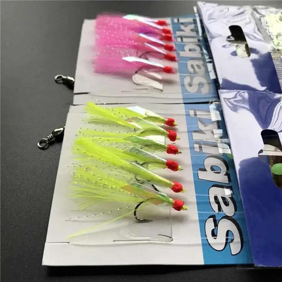 China China 5 bags fishing sabiki samodur ,fishing Mackerel hook ,herring hook sabiki rig hooks , Fishing lure bait hook Tackle Accessories