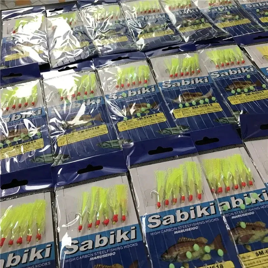China China 5 bags fishing sabiki samodur ,fishing Mackerel hook ,herring hook sabiki rig hooks , Fishing lure bait hook Tackle Accessories
