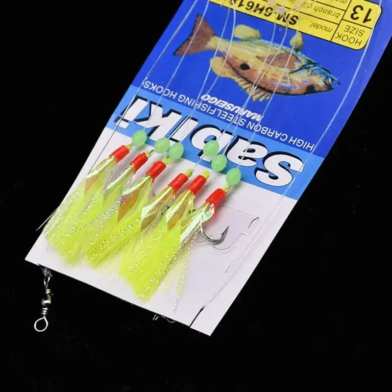 China China 5 bags fishing sabiki samodur ,fishing Mackerel hook ,herring hook sabiki rig hooks , Fishing lure bait hook Tackle Accessories