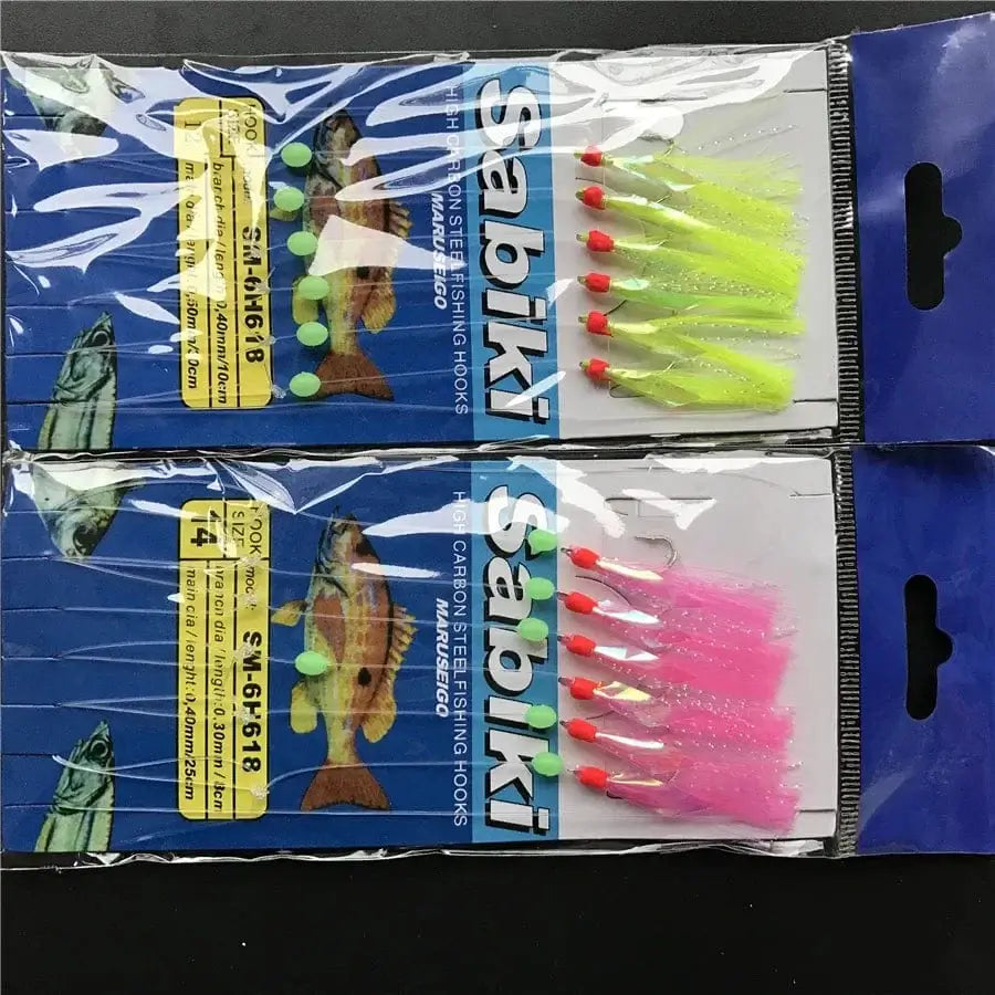 China China 5 bags fishing sabiki samodur ,fishing Mackerel hook ,herring hook sabiki rig hooks , Fishing lure bait hook Tackle Accessories