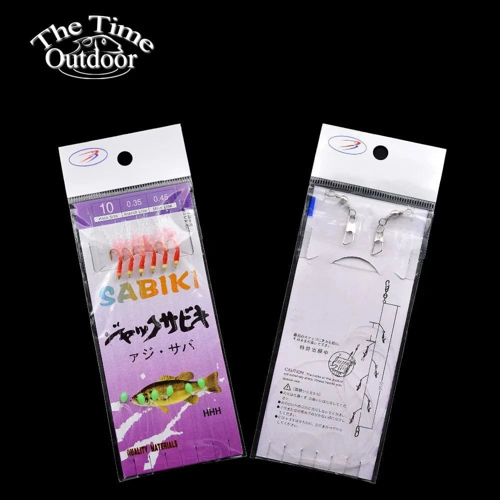 China China 5 Packs High Quality Sabiki Sea Fishing Lures Rigs Hooks Saltwater Soft Fishing Lure Tackle For Big Game de pesca