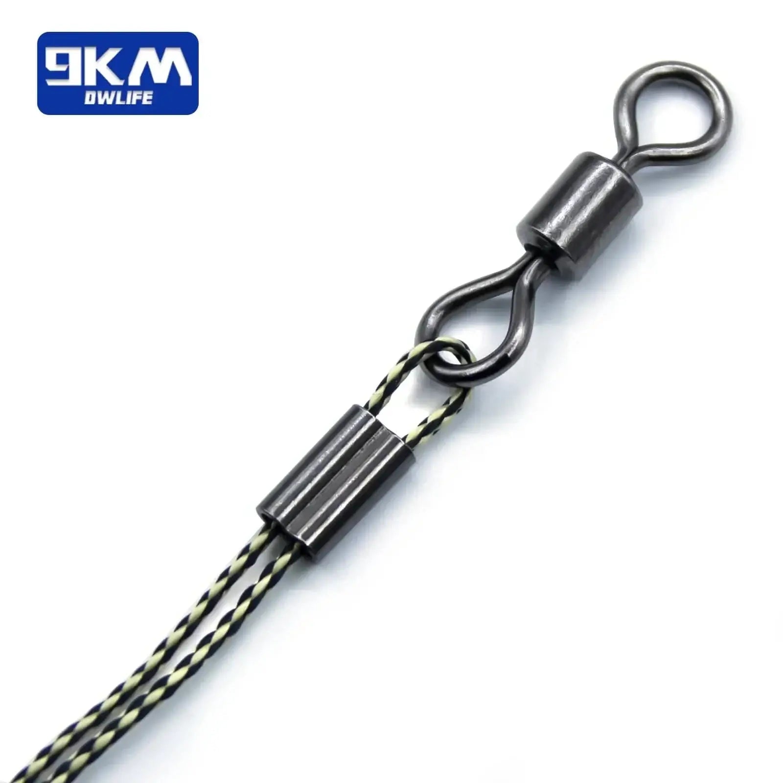 China China 50~200Pcs Fishing Wire Tube Brass Fishing Single Double Barrel Crimping Sleeves Fishing Line Accessories Fishing Tube Connector