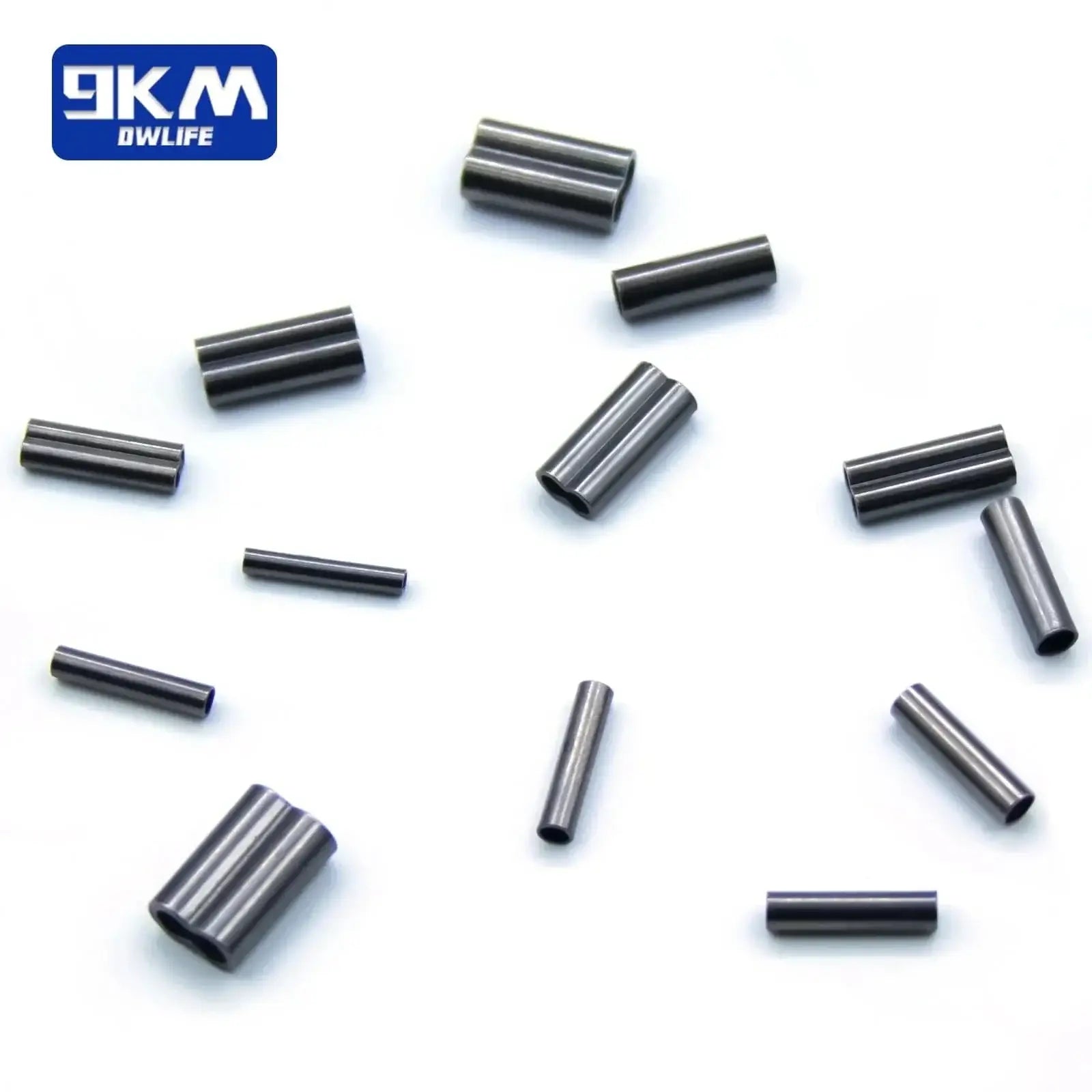 China China 50~200Pcs Fishing Wire Tube Brass Fishing Single Double Barrel Crimping Sleeves Fishing Line Accessories Fishing Tube Connector