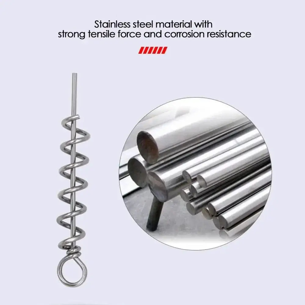 China China 50 pcs Fishing pins Spring Twist Lock Fishing Screw Centering Pin Fixed Latch Needle for Soft Lure Bait Worm