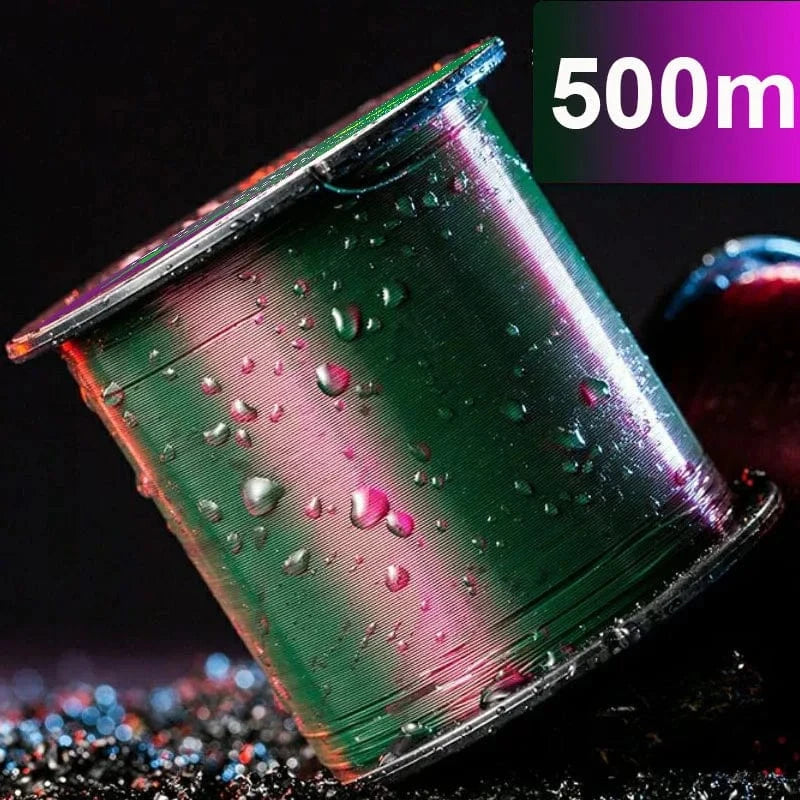 China China 500m Color Changing Fishing Line Fluorocarbon On Monofilament Nylon Sea Fresh Water Carp Wire Leader Line Fishing Equipment
