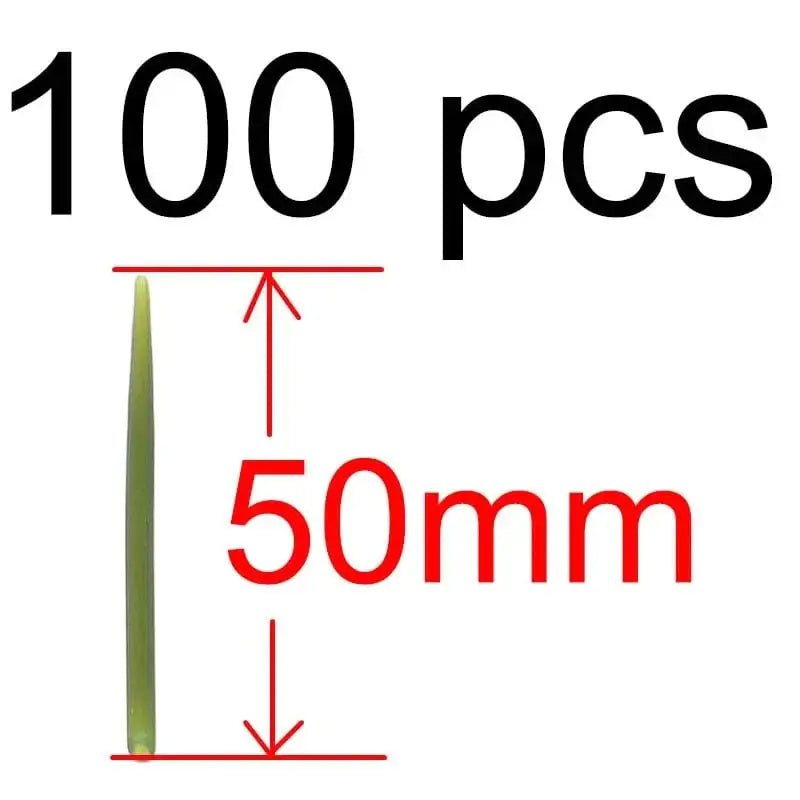 China China 50mm 100pcs Carp Fishing Accessories Anti Tangle Sleeves Line Aligner Hook Sleeve Tail for Carp Fishing Rig Hair Ronnie Rig Terminal Tackle