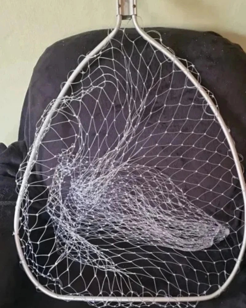 China China 53/60/85cm Double Line Fishing Net Head Handheld High-density Durable Nylon Fishing Net Practical Portable Outdoor Fishing Gears