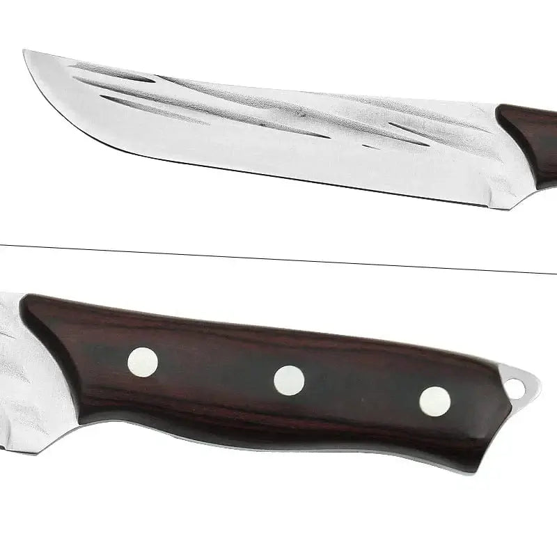 China China 5Cr15Mov Stainless Steel Forged Butcher Knives Set Meat Cleaver Boning Knife Accessories With Holster