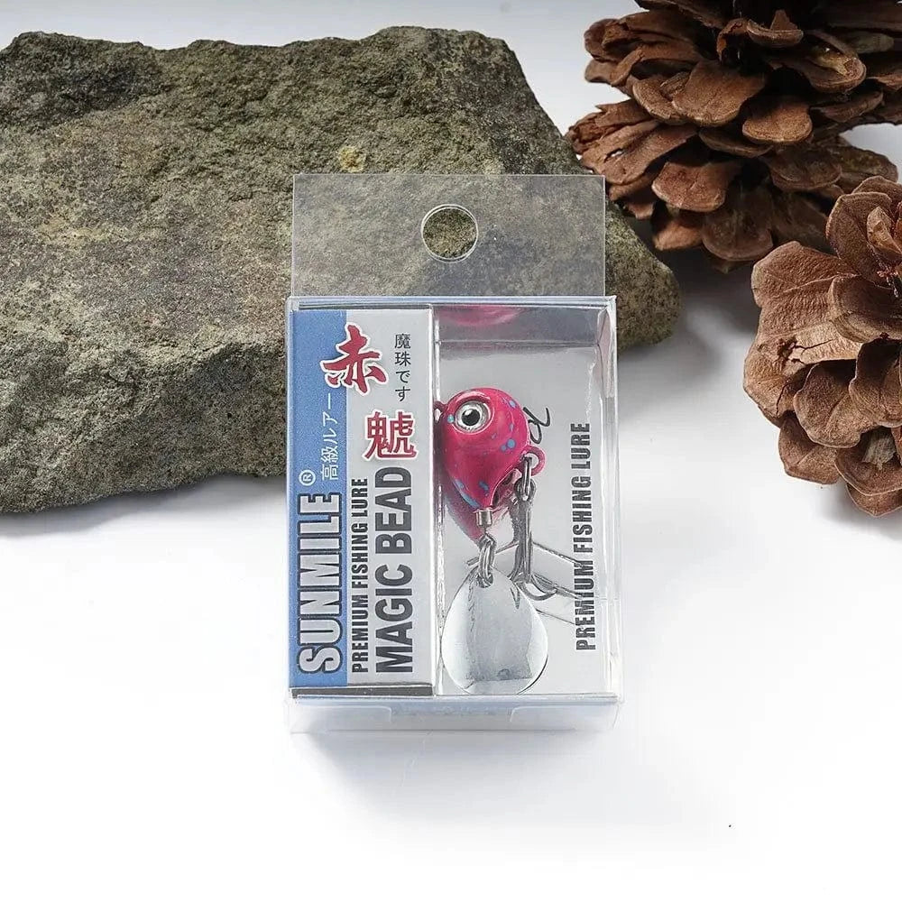 China China 5g-C 1pc Wobblers Crankbaits Metal Fishing Bait New Sequin Treble Hook VIB Lure 5g 10g Rotate Spoon Fishing Lure Ice fishing