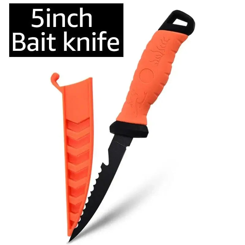 China China 5inch 1 / CHINA Boning Knife Fish Fillet 3-in-1 Kitchen Knives Japanese Chef Knifes Sashimi Fishing Knife Stainless Steel Coating Blade for Salt