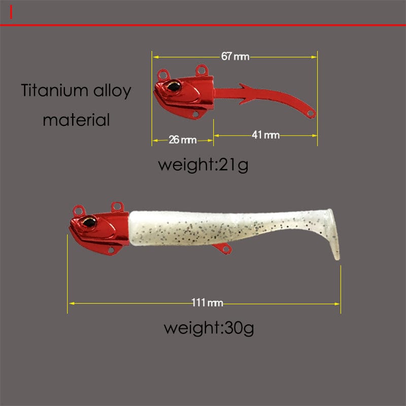China China 5pcs 30g Artificial Bait Lumious/Glow Mackerel Sea Bullet Bass Snapper Fishing Lure Wobblers Swimbait Jigging Plastic Baits