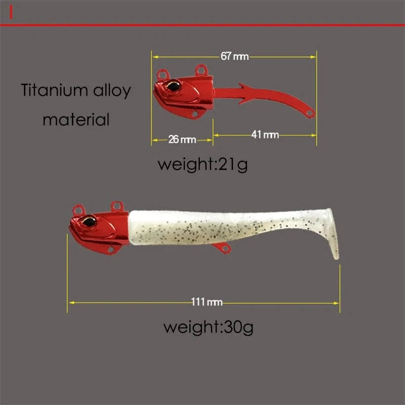 China China 5pcs 30g Artificial Bait Lumious/Glow Mackerel Sea Bullet Bass Snapper Fishing Lure Wobblers Swimbait Jigging Plastic Baits