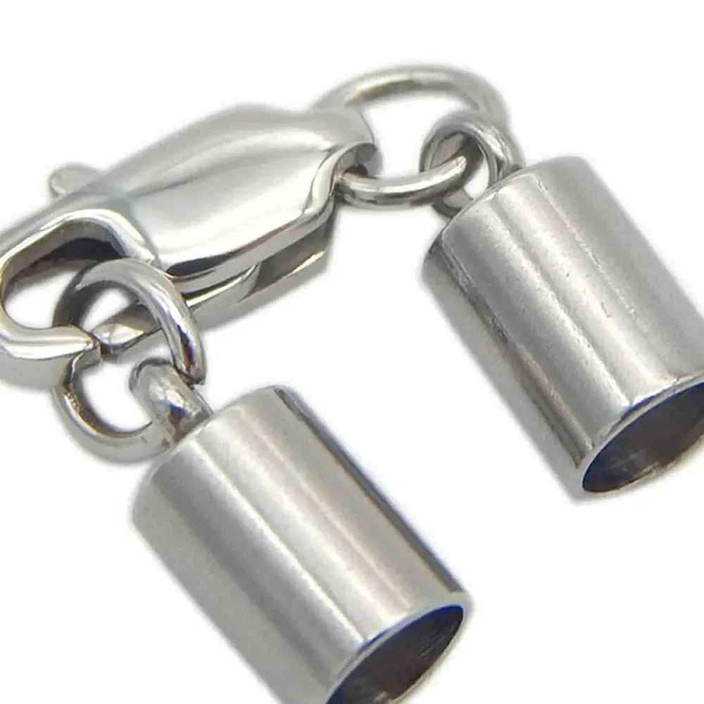 China China 5Pcs Stainless Steel Leather Cords Lobster Clasps Hooks Connectors Leather Rope DIY Crafts Jewelry Making Fit 1.5/2/2.5/3/4 mm