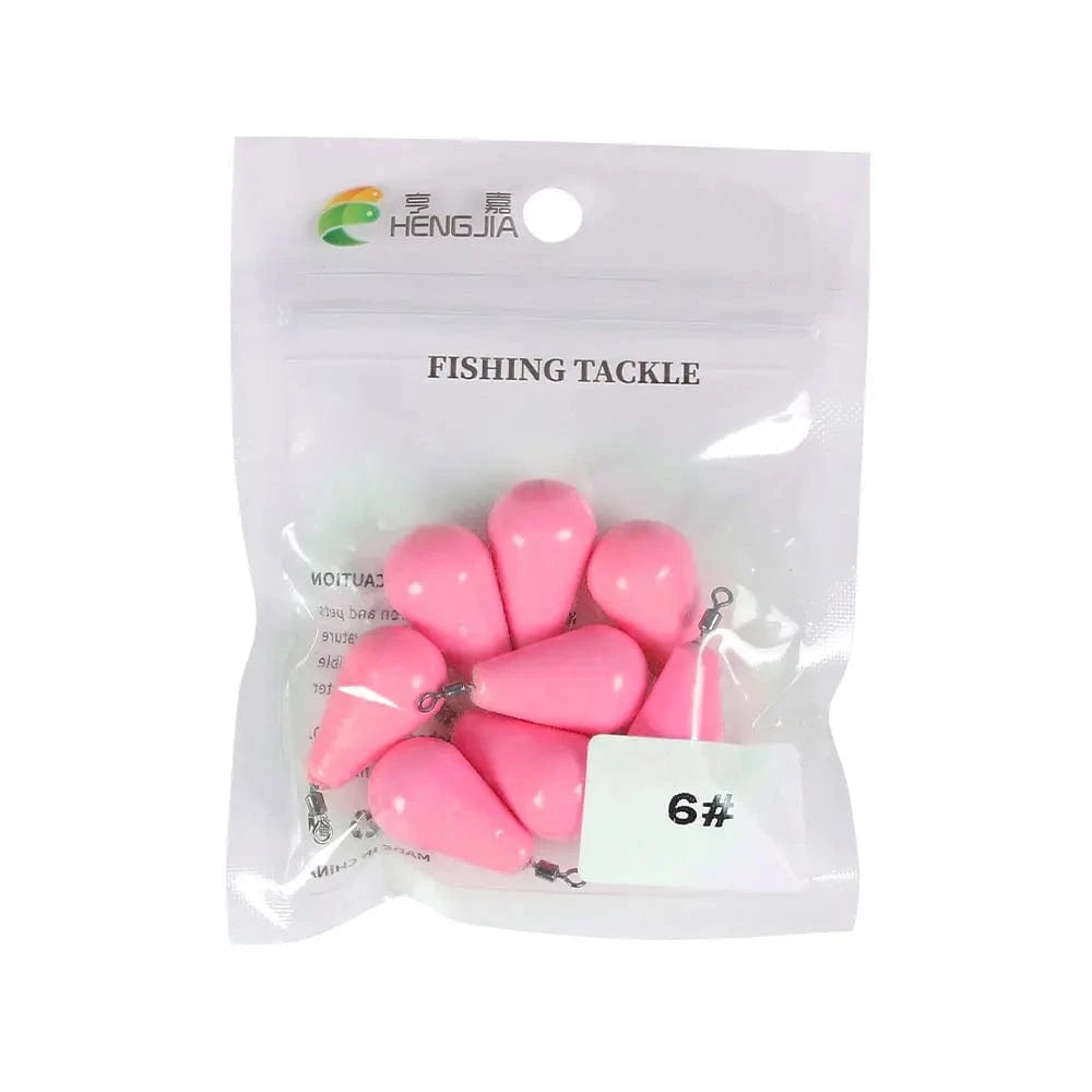China China 6- 22.5g Newup Luminous Fishing Sinkers Weight Sinker Ball Worm Flipping Weights for Bass Texas Carolina Rigs Tackle