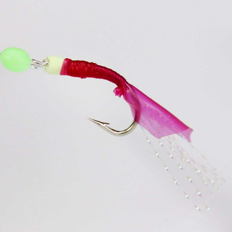 China China 6 In 1 Luminous Simulation Fish Skin 1.5m Sabiki Soft Fishing Lures Hook 8# 10# 12# 15# Fishing String Hook