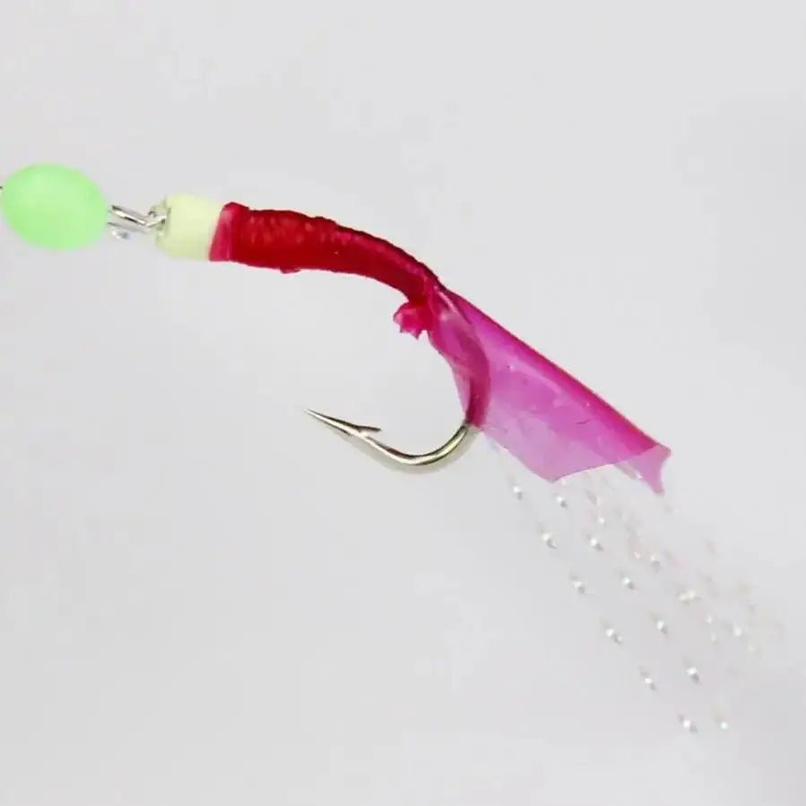 China China 6 In 1 Luminous Simulation Fish Skin 1.5m Sabiki Soft Fishing Lures Hook 8# 10# 12# 15# Fishing String Hook