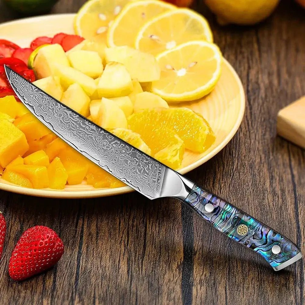 China China 6 inch / 6 inch XITUO Japanese Damascus AUS-10 Steel 6 Inch Utility Knife Ultra Sharp Chef Slicing Kitchen Knives Cut Fruit Vegetables Meat